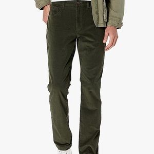 Goodthreads Men's Slim-Fit 5-Pocket Comfort Stretch Corduroy Pant GREEN 35W x29L
